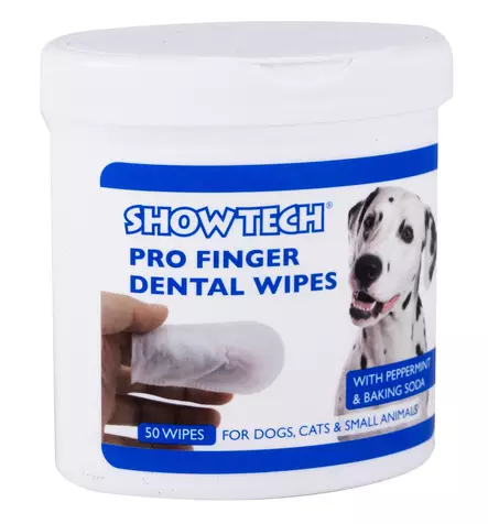 Dental Wipes kertakäyttöinen sormiharja 50 kpl - Hampaiden ja suunhoito - 24120 - 1