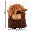 Kong Comfort Jumbo Highland Cow - Pehmolelut - 20410 - 3