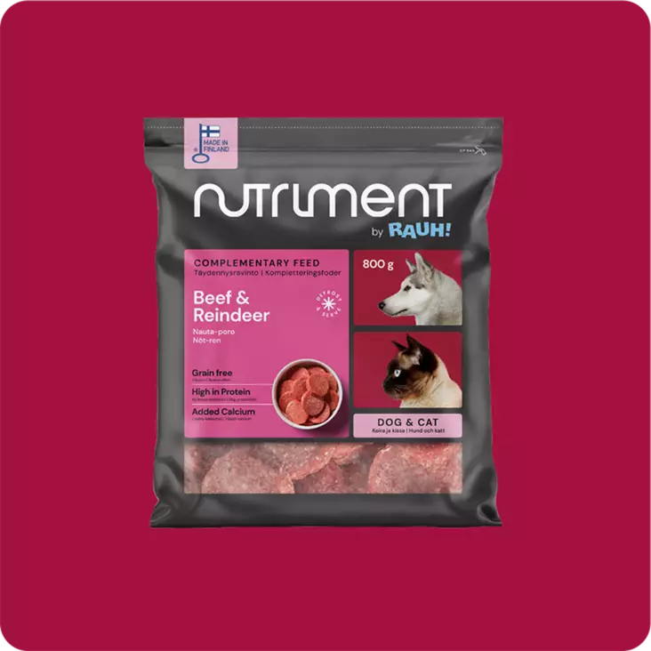 Nutriment by RAUH Nauta ja poro 800 g - Raaka-ateriat - 42550 - 1