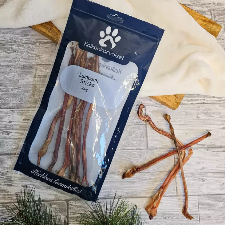 Lampaan sticks 100 g - Kuivatut lihaherkut - 50330 - 1