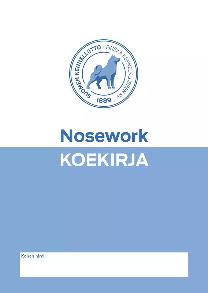 Nosework Koekirja - Nosework - 50340 - 1