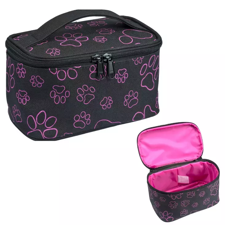 Tarvikelaukku turkinhoitotuotteille, tassukuosi - Turkinhoitotarvikkeet - 80000 - 1