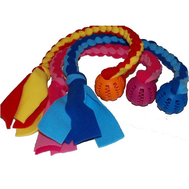 Hammaspallo fleeceköydellä - Narupallot ja pallot - 4400 - 1