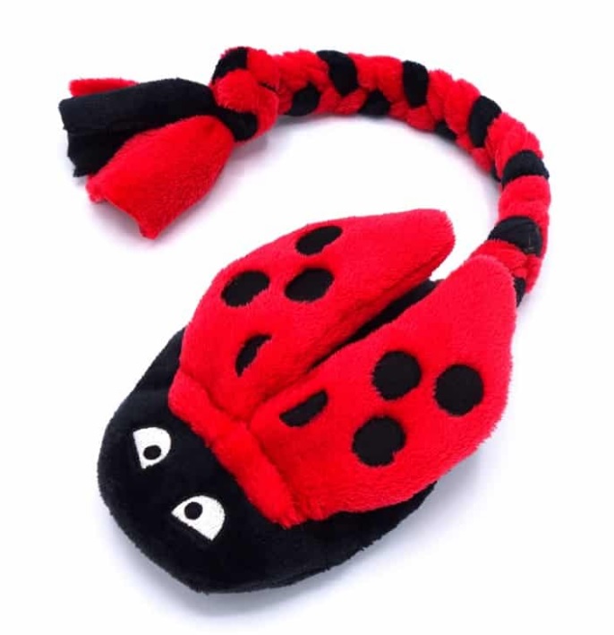 Havohravo Leppäkerttu pehmovetolelu fleecehännällä - Saalis- ja vetolelut - 28870 - 1