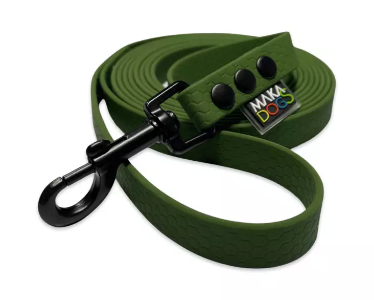 Hexa-talutin 16 mm x 300 cm mustalla pistoolilukolla - Biothane- ja hexataluttimet - 004110 - 1