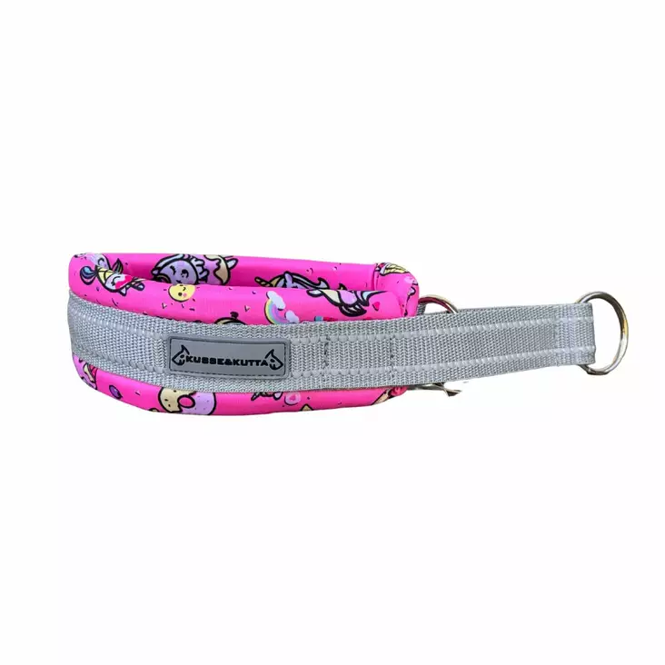 Kusse&Kutta Donitsiponi harmaa heijastin, puolikiristävä panta - Puolikiristävät pannat - 004660 - 1