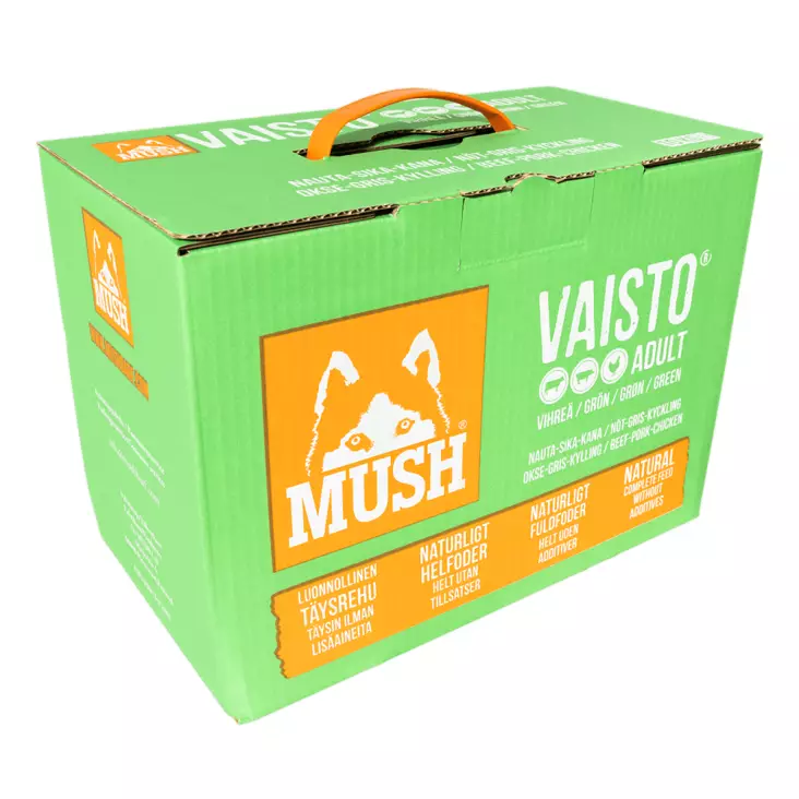 MUSH Vaisto® Vihreä 10 kg - Raaka-ateriat - 8790 - 1