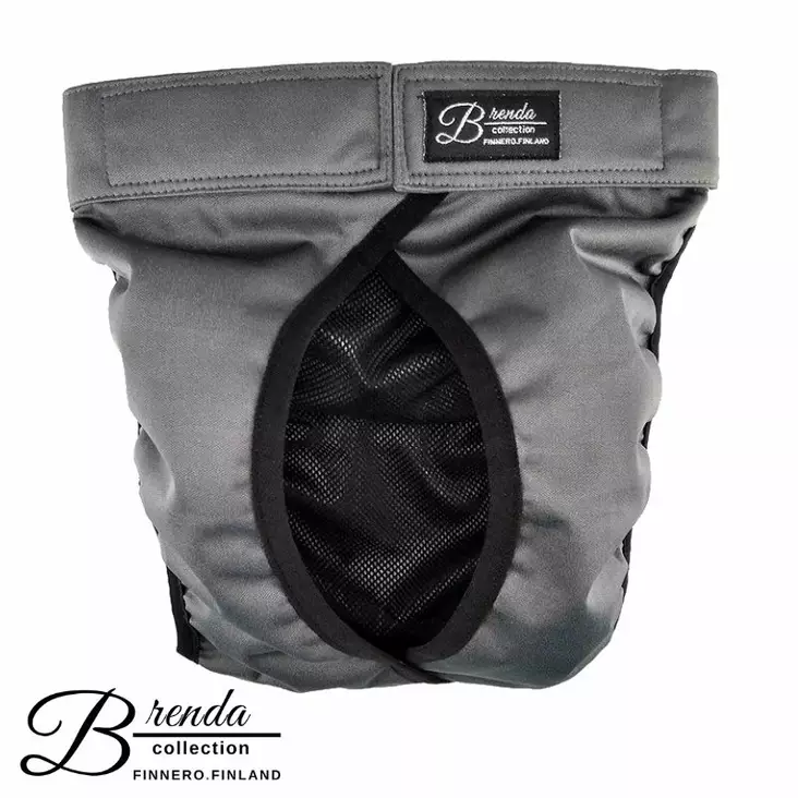 Narttusuoja Brenda, harmaa - Juoksuhousut ja urossuojat - 002770 - 1