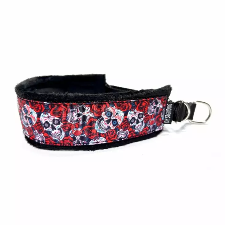 Pehmustettu puolikiristävä panta, Pääkallo - Puolikiristävät pannat - 29360 - 1