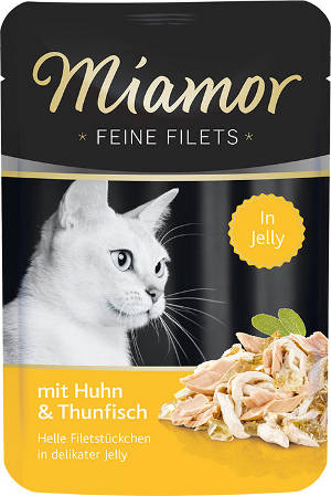 Fine Filets Kana, tonnikala 100 g jelly - Miamor - 7491 - 1