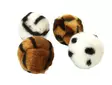 Kissanpallo teddykarvalla 4,5 cm - Pallolelut - 002831 - 1