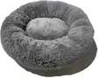 Pyöreä pörröpeti 120cm, tumma harmaa - Reunalliset pedit - 5761 - 1