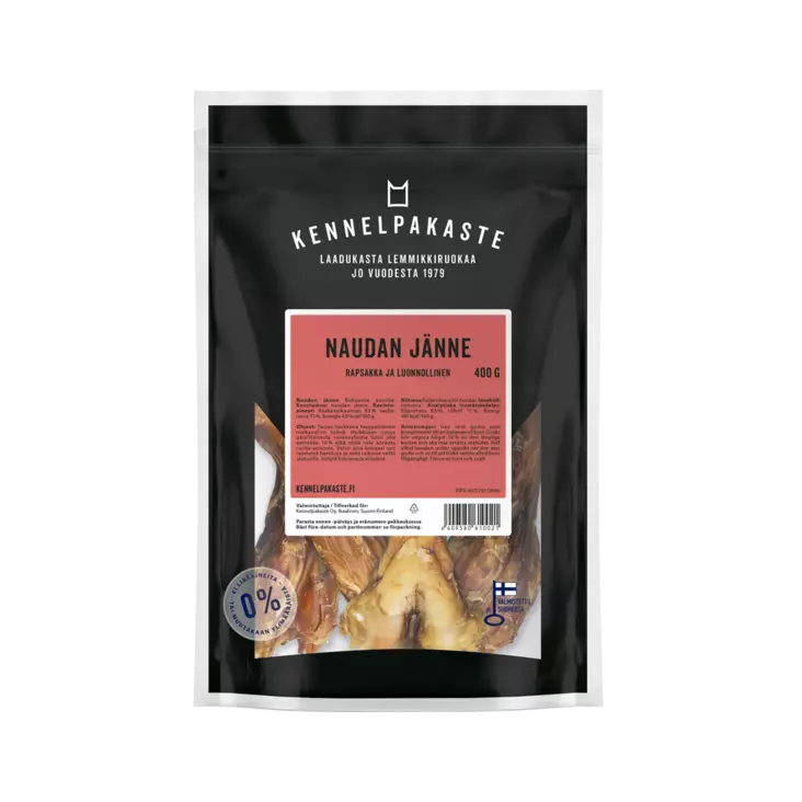 Kuivattu naudan jänne 400 g pussi - Kuivatut lihaherkut - 50321 - 1