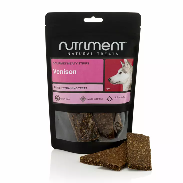 Gourmet Meaty Strips Venison 150 g - Kuivatut lihaherkut - 50381 - 1