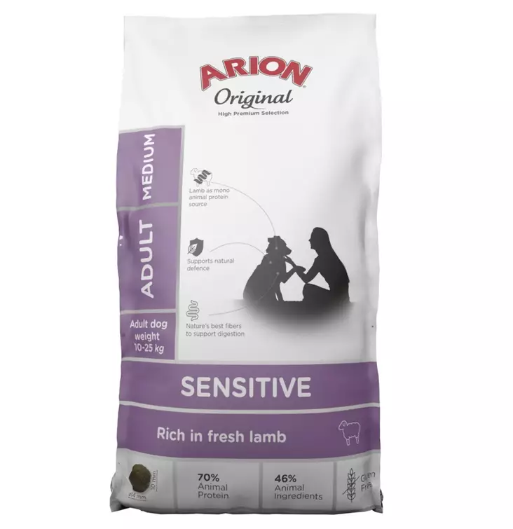 Arion Sensitive medium lammasruoka keskikokoiselle koiralle - Arion - 29111 - 1