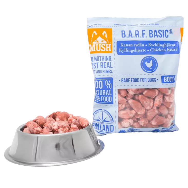 Basic® Kana sydän kokonainen 800g - Broileri - 102561 - 1