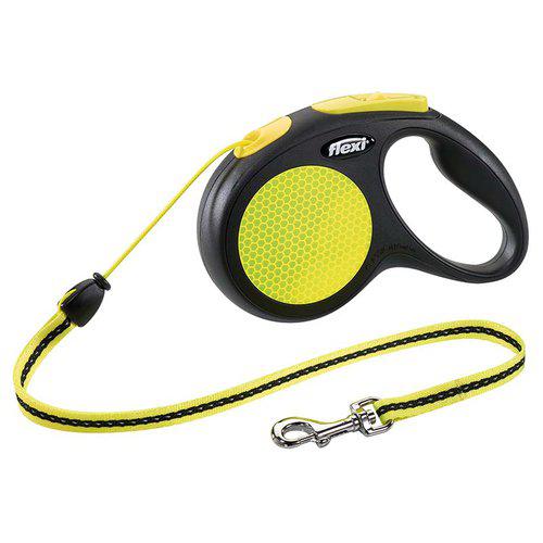 Flexi New Neon Cord M 5m Neonkeltainen - Flexi-taluttimet - 102521 - 1