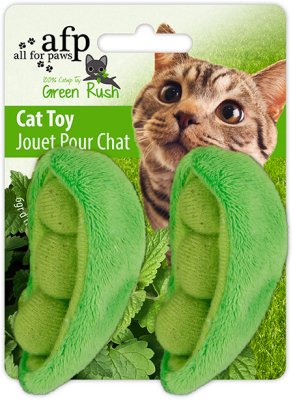 Kissanminttulelu Green Rush kasvikset 6cm - Kissanminttulelut - 101251 - 1