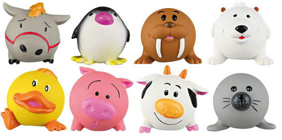 Lateksi eläinhahmot - Kumilelut - 4671 - 1