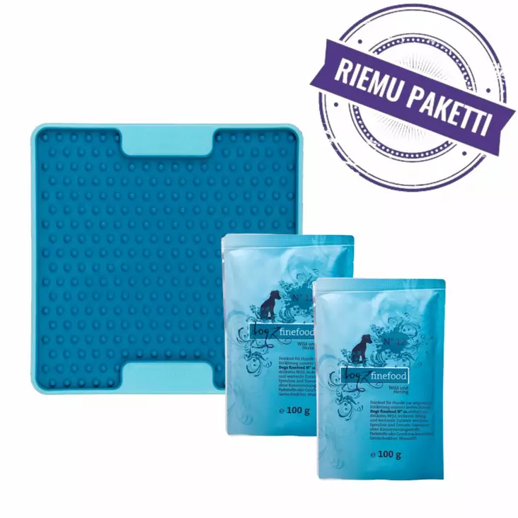 Lickimat soother ja koiran m=C3=A4rk=C3=A4ruoka - Nuolumatot - 28951 - 1