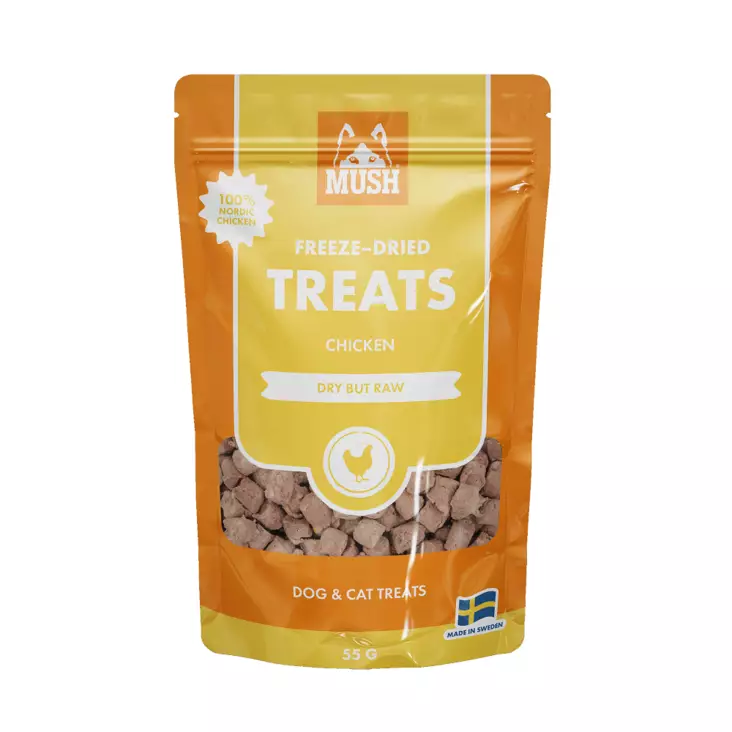 mush freeze dried treats kana - Pienet lihaherkut - 42911 - 1