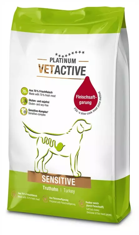Platinum Vetactive Sensitive kalkkuna puolikostea koiranruoka - Puolikosteat treeninamit - 43891 - 1