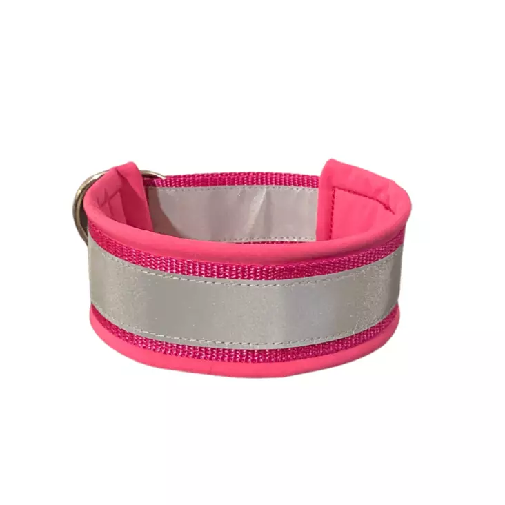 Puolikirist=C3=A4v=C3=A4 kaupalanta koiralle, pinkki - Puolikiristävät pannat - 003481 - 1