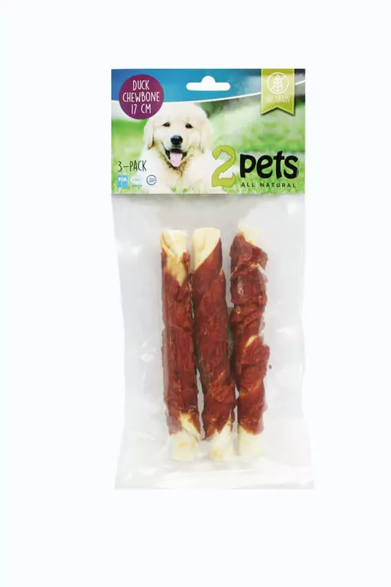 Puruluutikku ankkafileellä 17cm, 3kpl - Puruluut - 002281 - 1