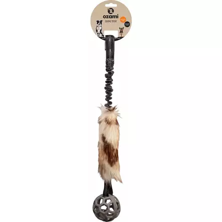 Ozami Play-n-tug Faux Fur With Ball 65 cm - Narupallot ja pallot - 42832 - 1