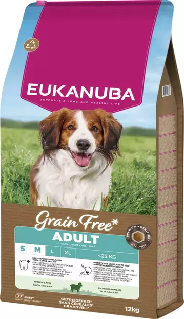Eukanuba Grain Free Adult S/M Lamb - Eukanuba - 44092 - 2