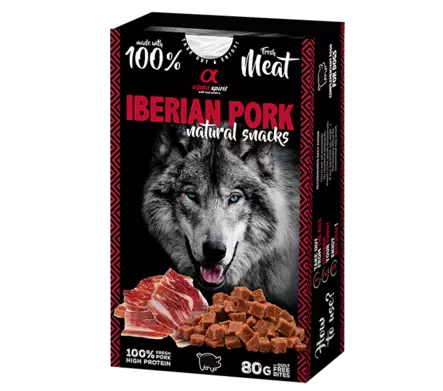 alpha spirit iberian pork koiran herkku - Puolikosteat treeninamit - 42892 - 1