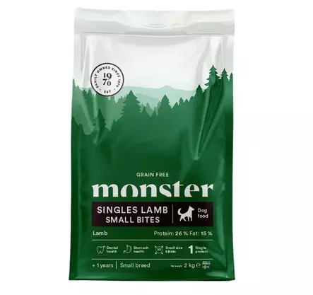 Monster Grainfree Singles Lamb Small Bites - Monster - 28891 - 1