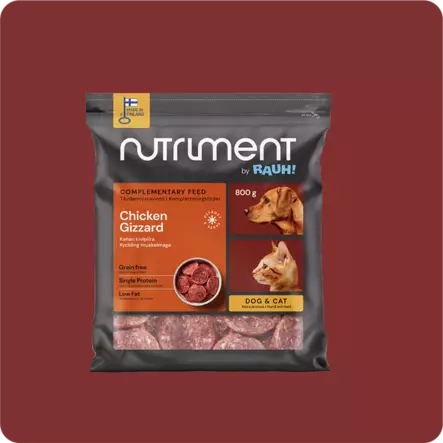 Nutriment by RAUH Kanan kivipiirakiekko 800 g - Broileri - 42552 - 1