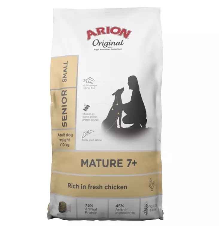 Arion Mature Small t=C3=A4ysravinto pienelle vanhalle koiralle - Arion - 29112 - 1