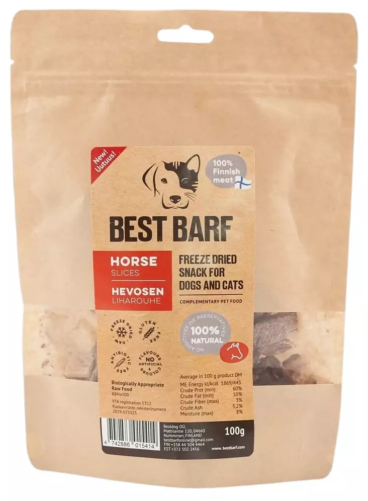 best barf hevosen liharouhe - Kuivatut lihaherkut - 5932 - 1