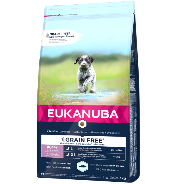 Eukanuba Grain Free Puppy & Junior Large Ocean Fish - Eukanuba - 5792 - 1