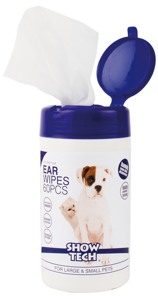 Korvien puhdistuspyyhe Show Tech Ear Wipes - Silmien ja korvienhoito - 101712 - 1