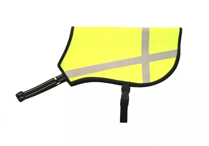 Kotimainen koiran huomioliivi keltainen - Huomioliivit ja heijastimet - 23652 - 1