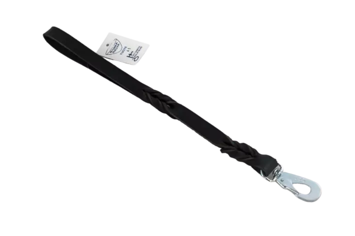 Nahkainen näyttelytalutin 45 cm, musta - Näyttelytaluttimet - 002162 - 1