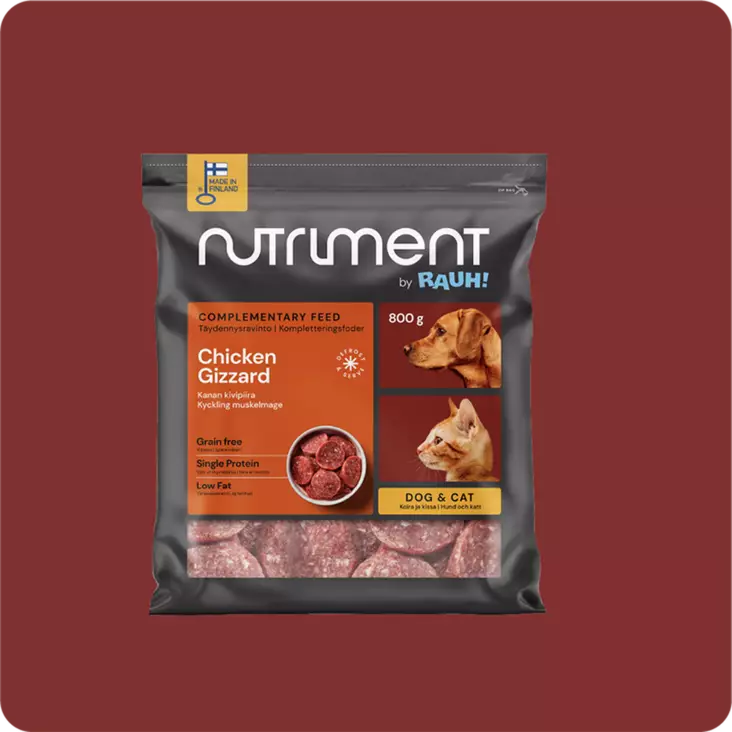 Nutriment by RAUH Kanan kivipiirakiekko 800 g - Broileri - 42552 - 1