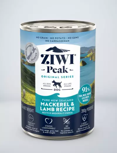 Ziwipeak Makrilli & Lammas - Koiran märkäruoat ja makkarat - 102662 - 1