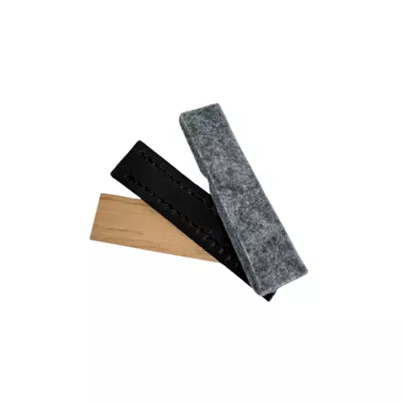 Jälkiesineet 3 kpl puu-nahka-huopa - Palveluskoiralajit - 44083 - 1