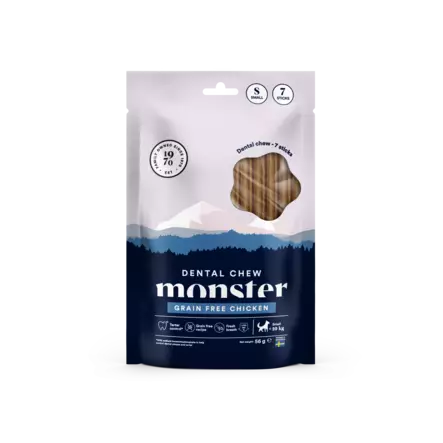 OUTLET Monster Dog Dental Chew Grain Free Chicken 7 kpl - Hampaidenhoitoherkut - 50273 - 1