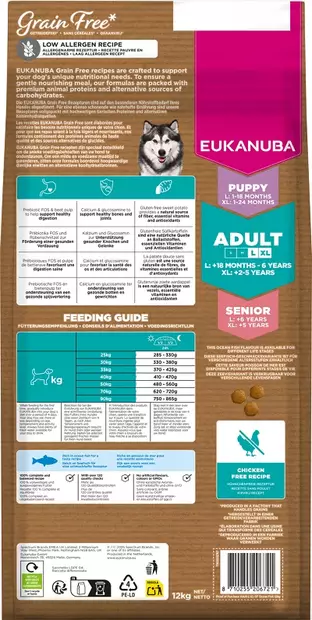 Eukanuba Grain Free Large Breed Ocean Fish - Eukanuba - 43823 - 2