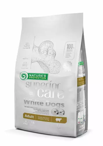 OUTLET White Dogs Adult Lamb Small & Mini 10 kg - Nature's Protection - 20573 - 1