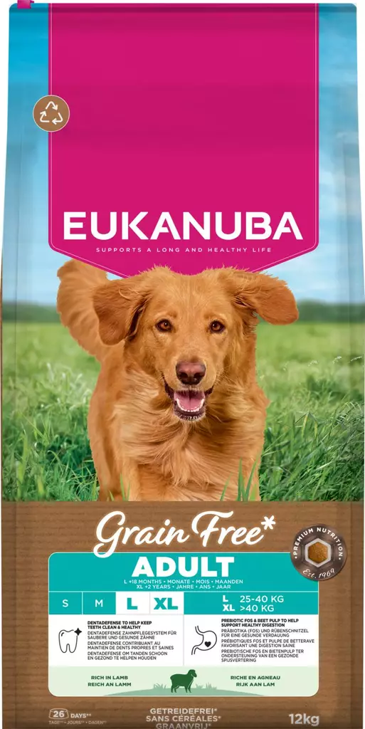 Euk GF Adult Large Lamb 12 kg - Eukanuba - 44093 - 1
