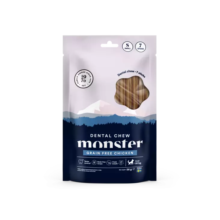 OUTLET Monster Dog Dental Chew Grain Free Chicken 7 kpl - Hampaidenhoitoherkut - 50273 - 1