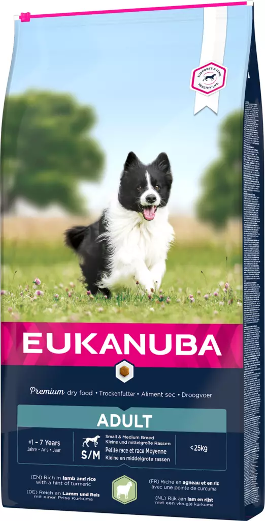 Adult Small & Medium Breed Lamb & Rice - Eukanuba - 104123 - 1