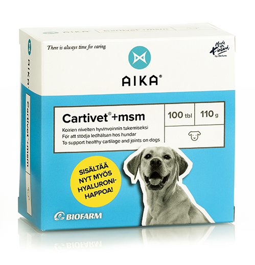 AIKA Cartivet + MSM 100 tbl - Vitamiinit ja lisäravinteet - 020133 - 1