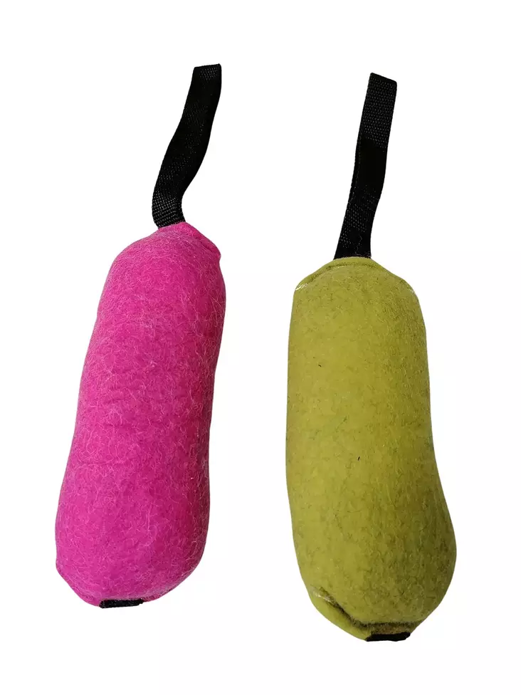 Kotimainen huovutettu koiran lelu - Narupallot ja pallot - 003823 - 1